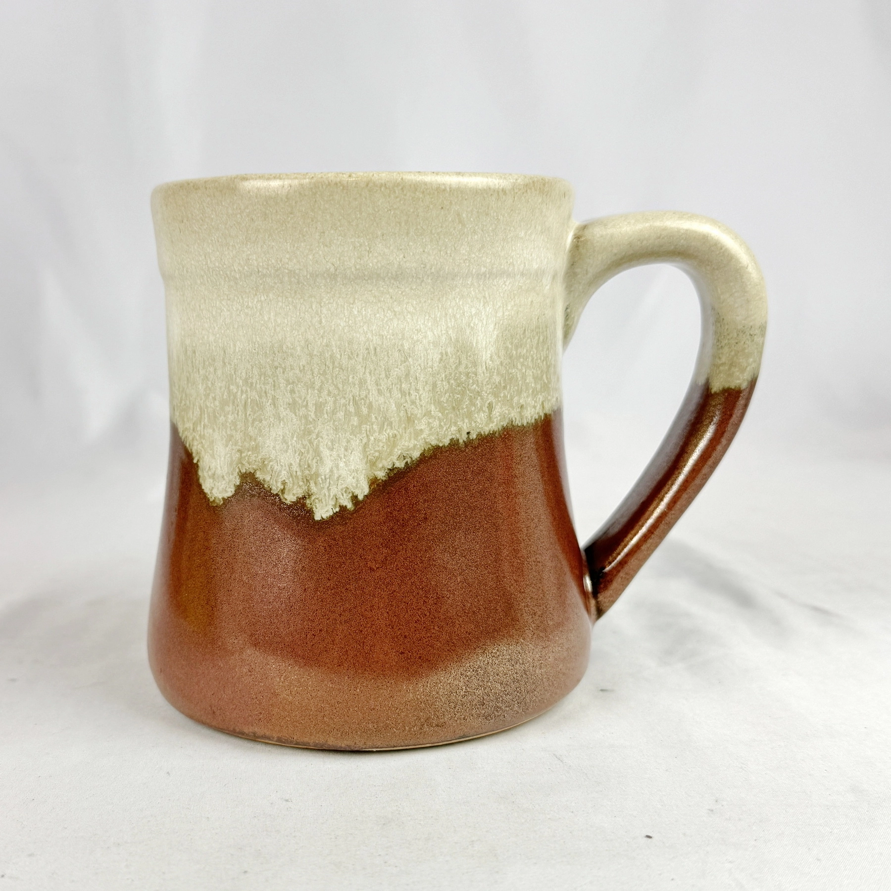 Century "#1 Boss" Coffee Mug Brown Drip Glaze Microwave Safe - Image 3