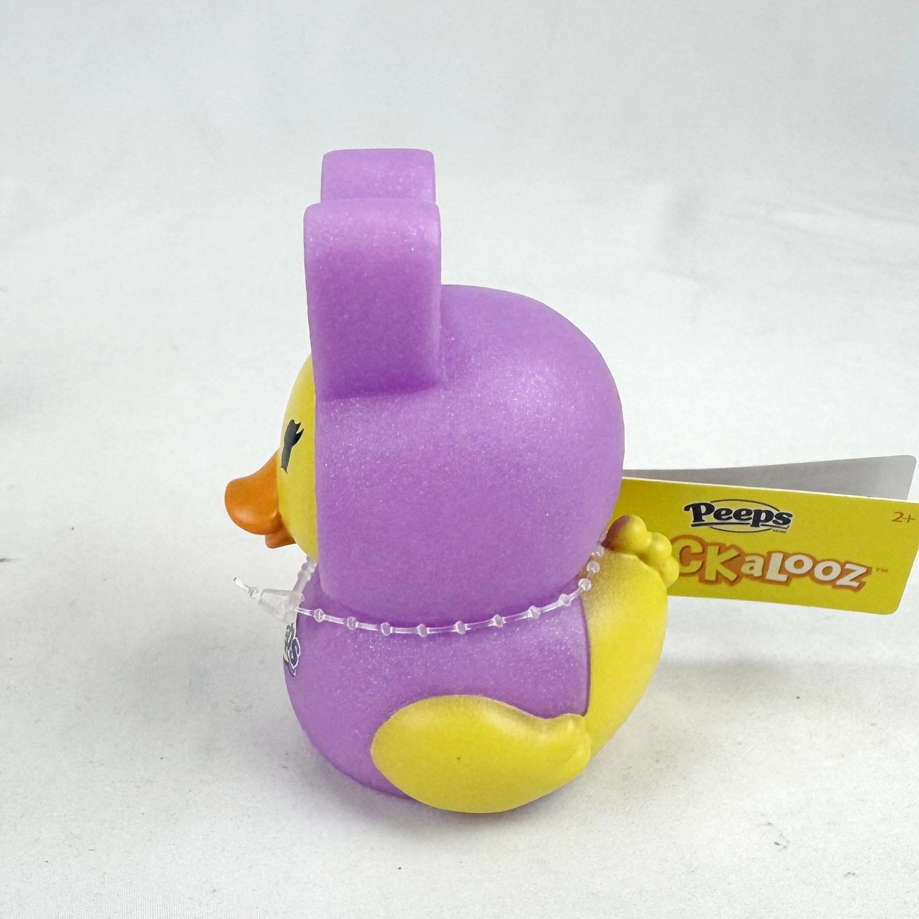 Peeps Duckalooz Easter Purple Bunny Rubber Duck Figure Just Play New - Image 3