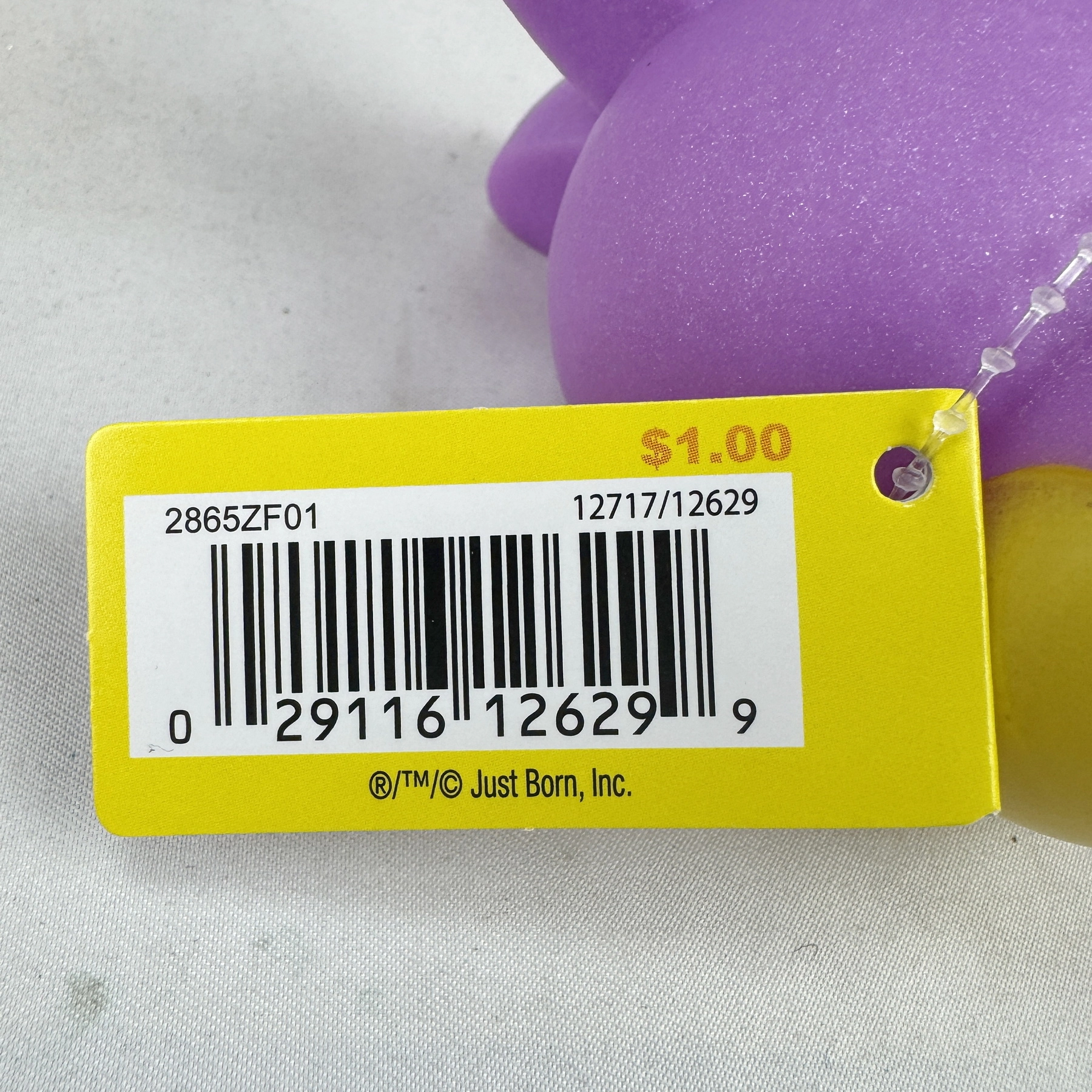 Peeps Duckalooz Easter Purple Bunny Rubber Duck Figure Just Play New - Image 5