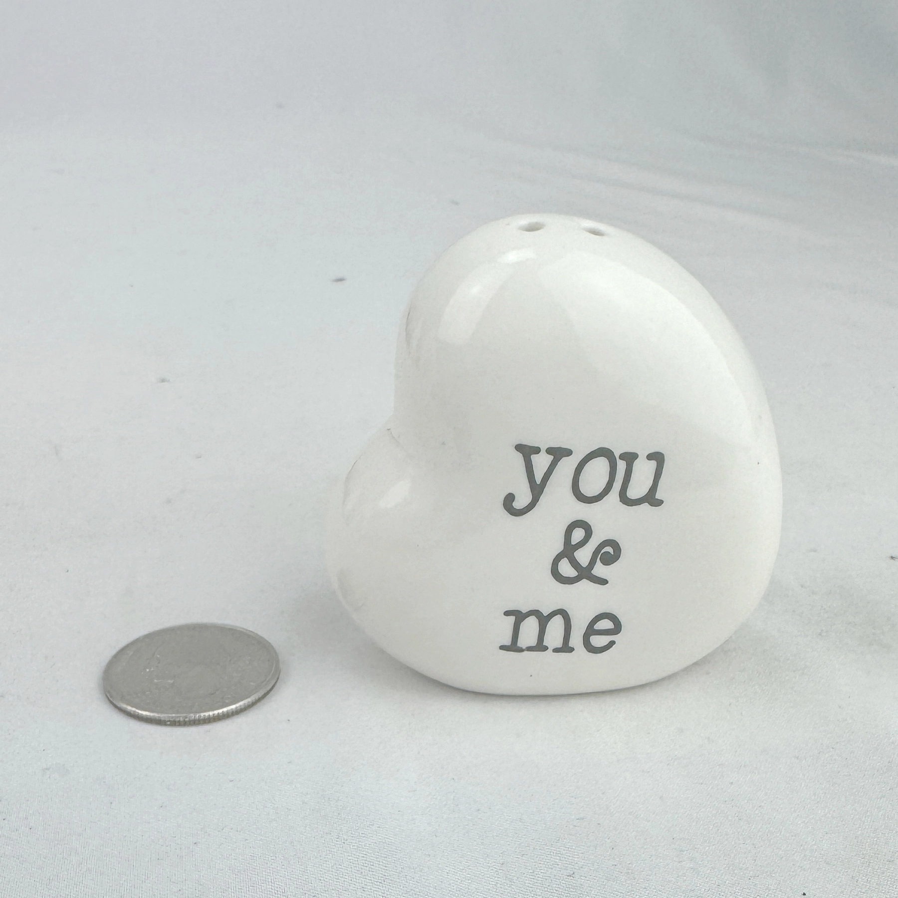 Cracker Barrel HEART Mini Salt Shaker - Image 2
