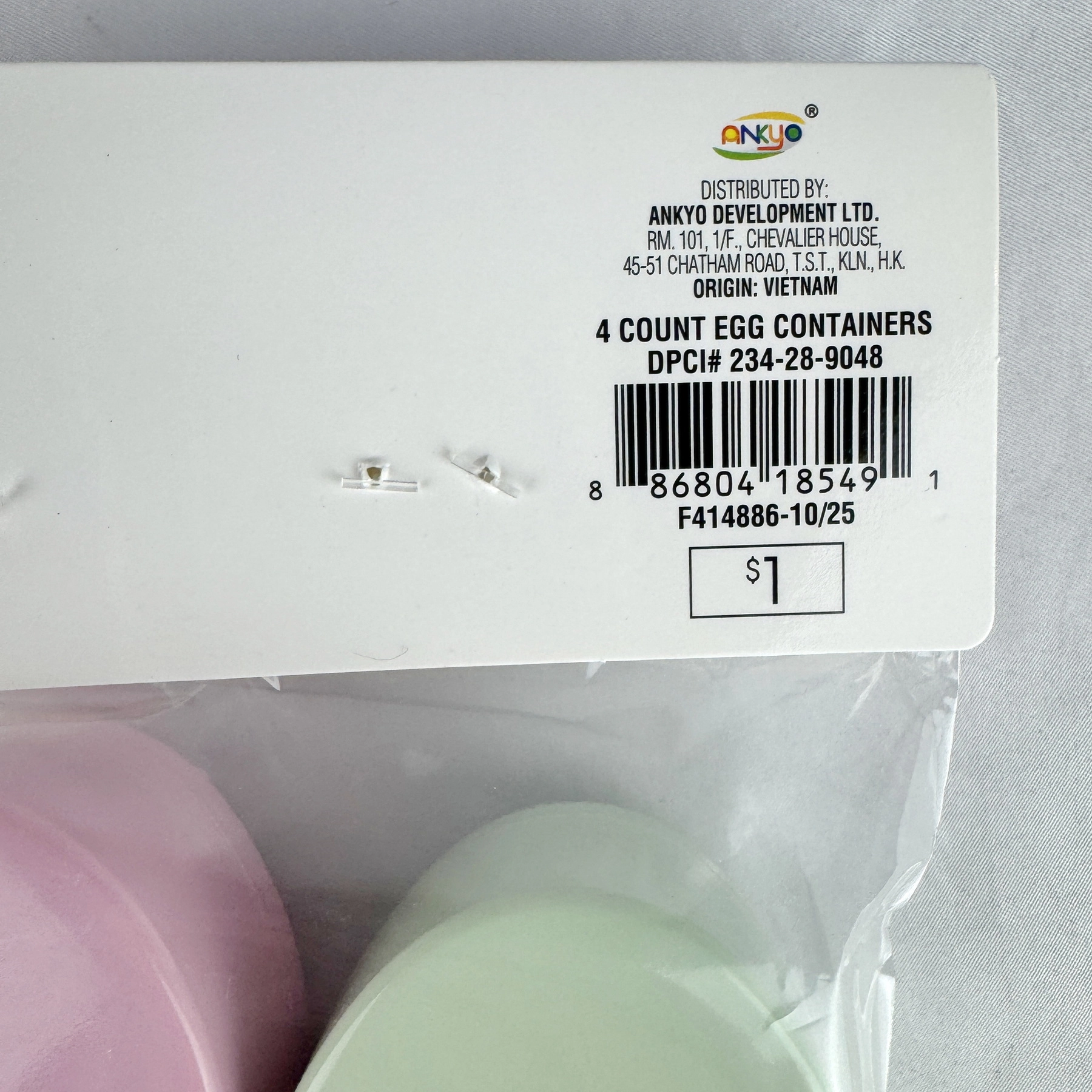 Target Easter EGG Containers 4 Count Bullseye's Playground 2026 Pastel Set - Image 4