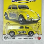 2026 Matchbox Peeps '62 Volkswagen VW Beetle Yellow Candy Car 1:64 Sealed JMT69 NIP