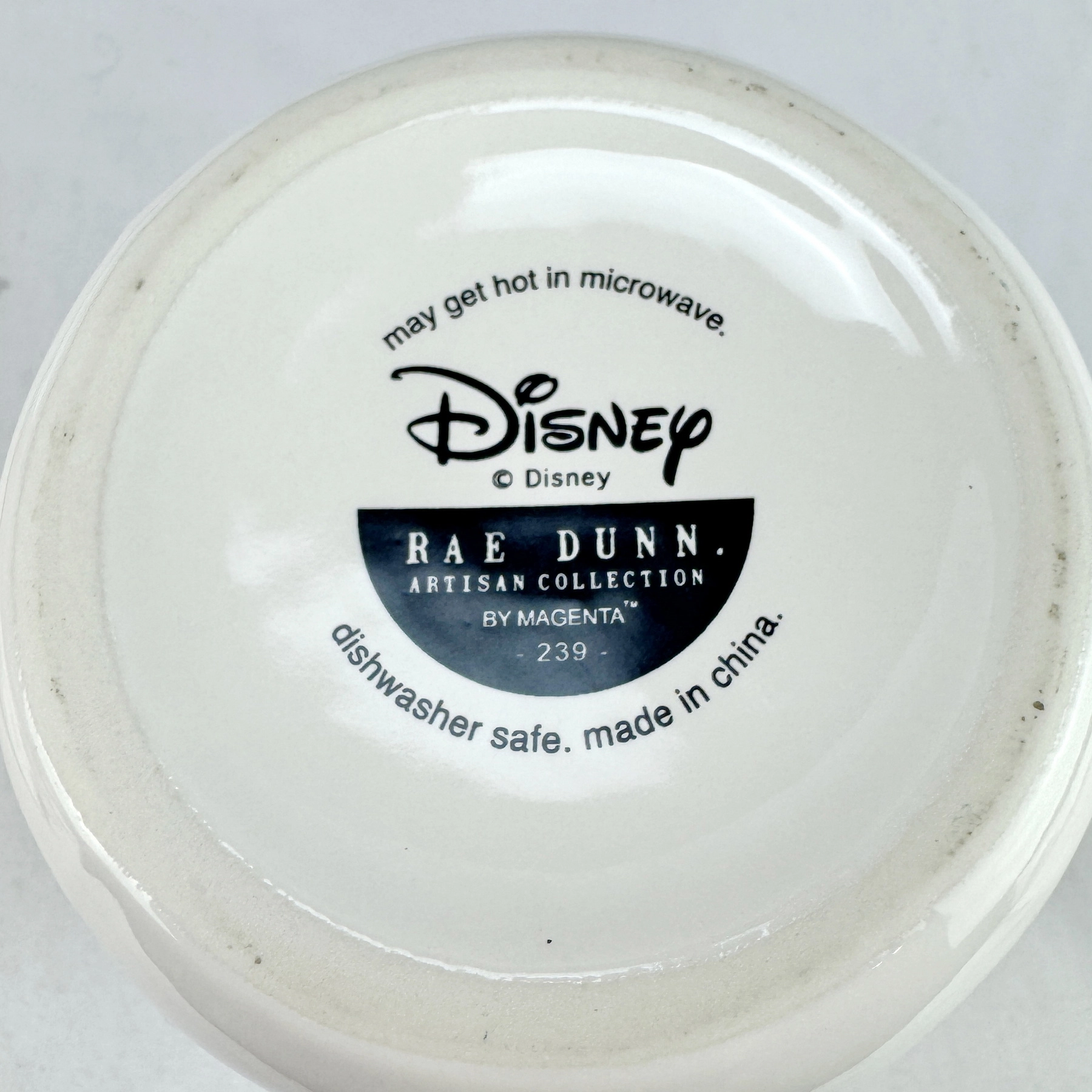 Disney Rae Dunn MARIE Embossed Everybody Wants to Be a Cat Double Sided Mug - Image 5