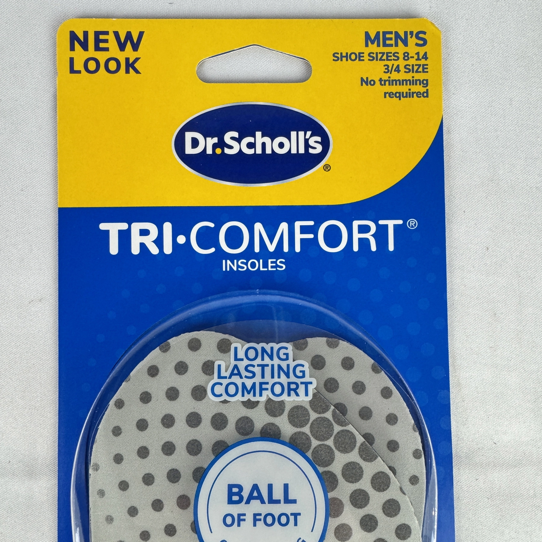 Dr. Scholl's Tri-Comfort Insoles Men's Size 8-14 Ball Arch Heel 1 Pair - Image 2