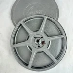 Compco 8mm 300ft Metal Film Reel w/ Canister 6" Vintage Chicago USA