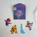 Super Mario Bros 40th Anniversary xTarget Mario Galaxy Movie Stickers