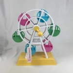 Target Bullseye Playground Ferris Wheel Toy Pastel Plastic Crank Spinning Ride