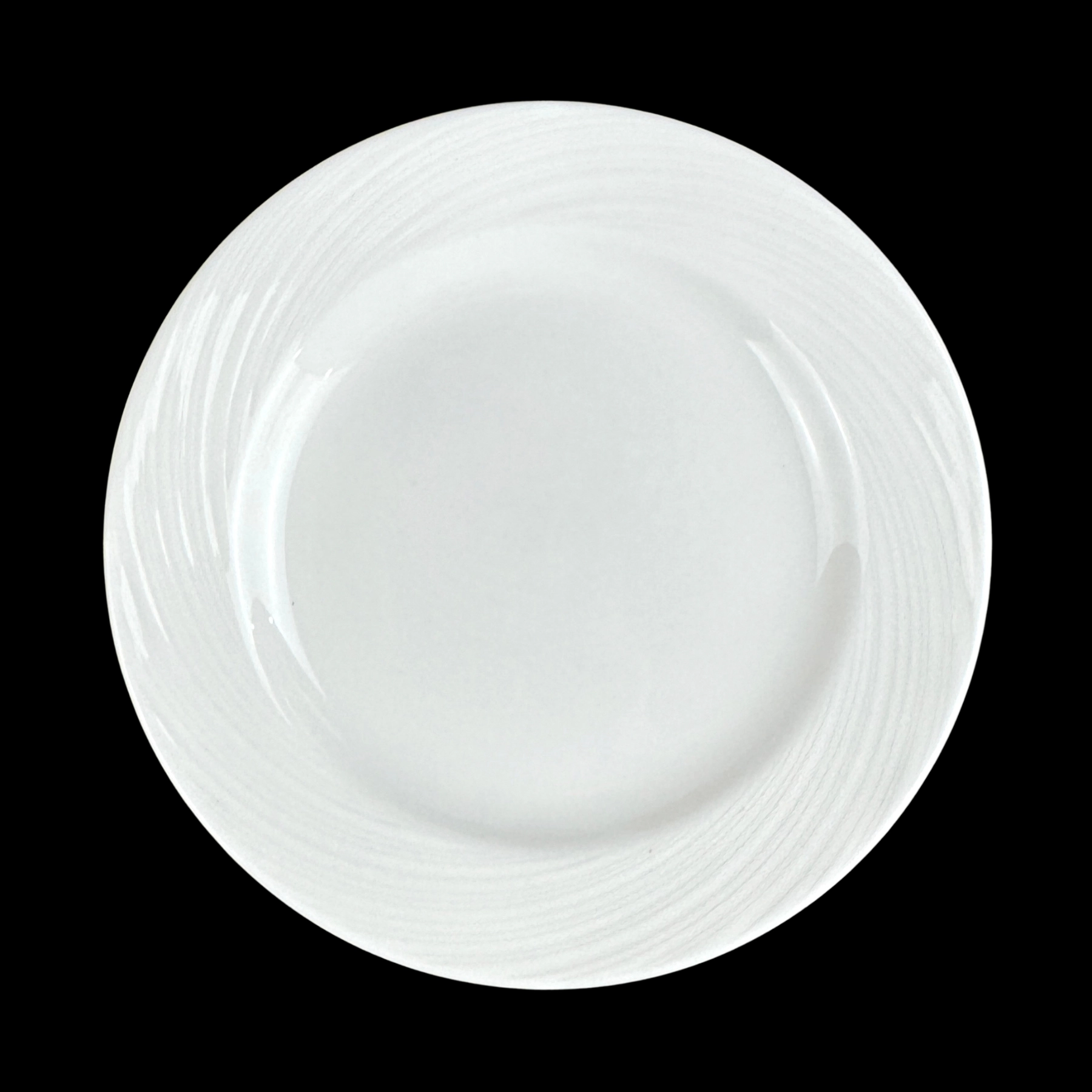 Steelite DISTINCTION SPYRO 6 1/2" Bread Plate White Embossed Restaurantware