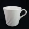 Corning Ware (Corelle) ENHANCEMENTS Mug 9oz Stoneware White Swirl