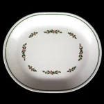 Corelle (Corning) HOLLY DAYS Oval Serving Platter