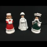 House of Lloyd Christmas Around the World Commemorative Girl Figurines (1985, 1987 & 1988)