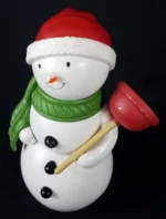 Hallmark Jolly in the John Singing and Talking Plumber Snowman
