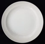William Adams EMPRESS (Micratex) Dinner Plate White Inner Ribbing