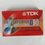 TDK Superior D90 Normal Bias Blank Audio Cassette Tape NEW