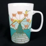 Starbucks 2015 Ferris Wheel Mermaid Siren Coffee Latte Mug 16 oz