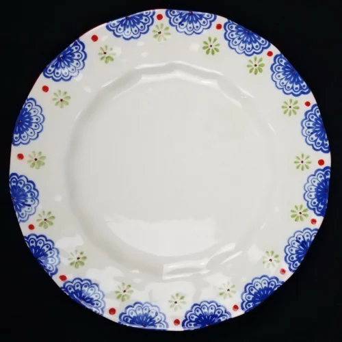 BOHO Boutique FLORAL Multicolored Stoneware Dinner Plate - Pattern 1
