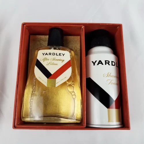 Vintage YARDLEY After Shave Lotion & Shave Foam Cream Gift Set