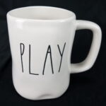RAE DUNN by Magenta Stem Print 'PLAY' Inspiration Coffee Mug