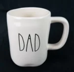 RAE DUNN by Magenta Stem Print 'DAD' Inspiration Coffee Mug Fathers Day Gift