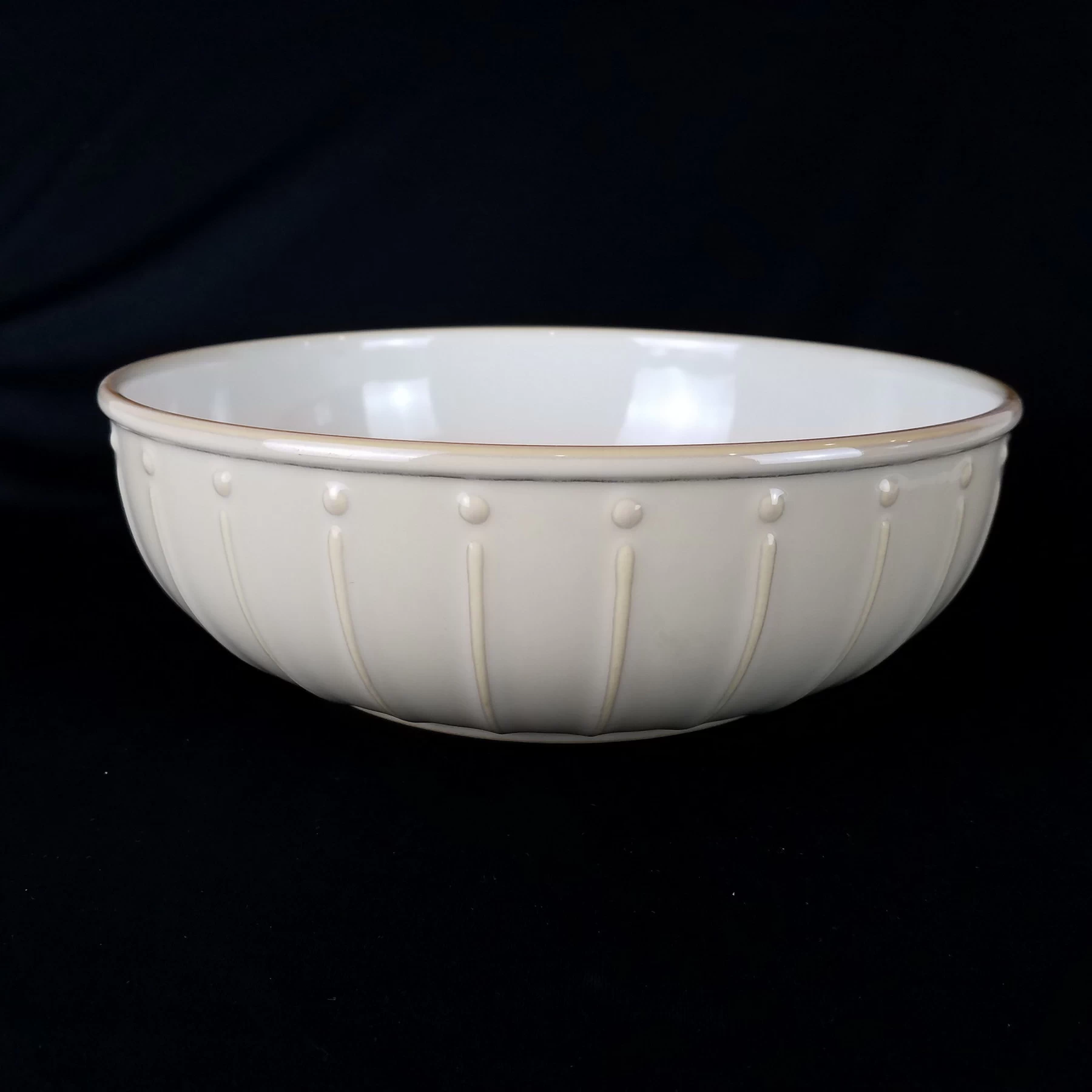 Dansk REACTIC KHAKI 10" Round Vegetable Serving Bowl