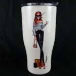 Brittany Fuson ORCA Chaser 27 oz Tumbler - Fashion Girl Shopping Coffee
