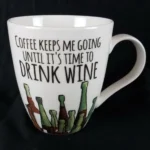 Pfaltzgraff Everyday Mug - Wine and Coffee Theme