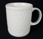 Oneida WICKER Mug Stoneware White