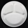 Corelle (Corning) WINTER FROST WHITE 8.5" Divided Grill Plate