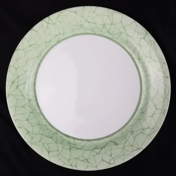 Corelle (Corning) GREEN CRACKLE Luncheon Plate