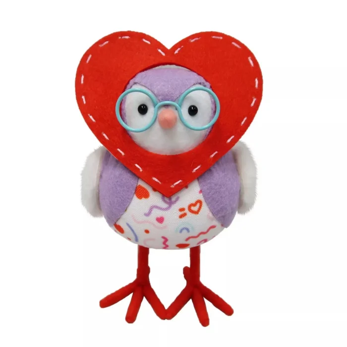 2022 Target/Spritz Valentine's Fabric Bird - RADLEY Heart Face