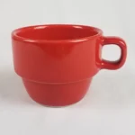 World Market Stacking Espresso Cup - Red