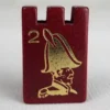#2 GENERAL (Red) - Stratego (1961) - Replacement Game Piece - Wood