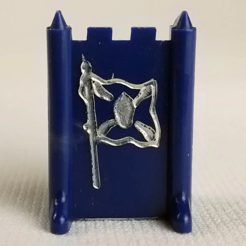 FLAG (Blue) - Stratego (1961-1975) - Replacement Game Piece - Plastic