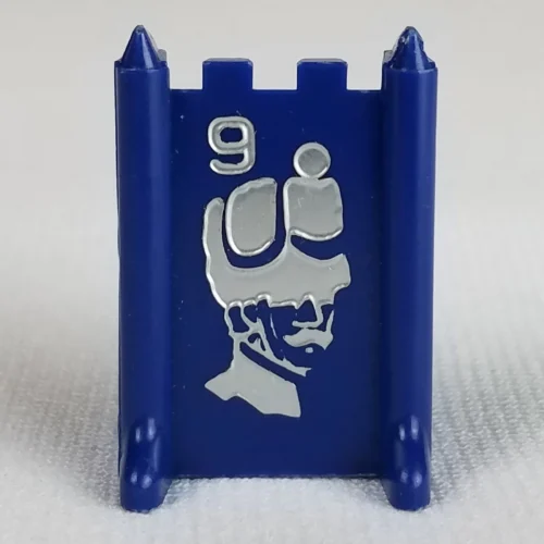 #9 SCOUT (Blue) - Stratego (1961-1975) - Replacement Game Piece - Plastic