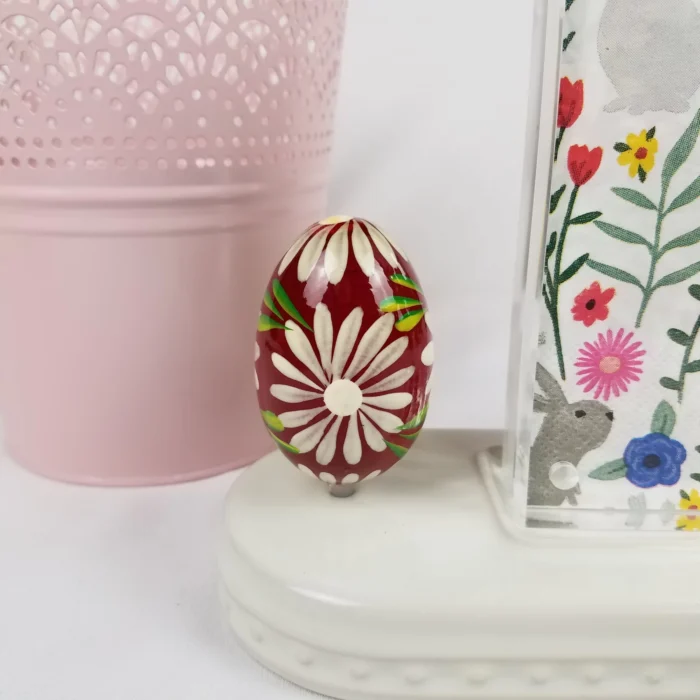Easter Egg Figurine Faux Nora Fleming Mini Inspired - Polish Pottery #7824
