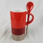 Starbucks Coffee 2014 8 oz Espresso Cup + Spoon