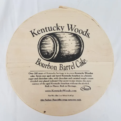 Kentucky Woods Bourbon Barrel Cake Box - No Cake