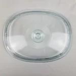 PYREX (Corning) DC-1.5 Oval Clear Glass Lid (Ribbed) EUC