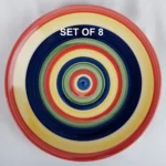 Tabletops Unlimited SWIRL MULTICOLOR Salad Plate - Set of 8