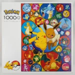 Pokemon Pikachu & Eevee Buffalo Games 1000pc Jigsaw Puzzle