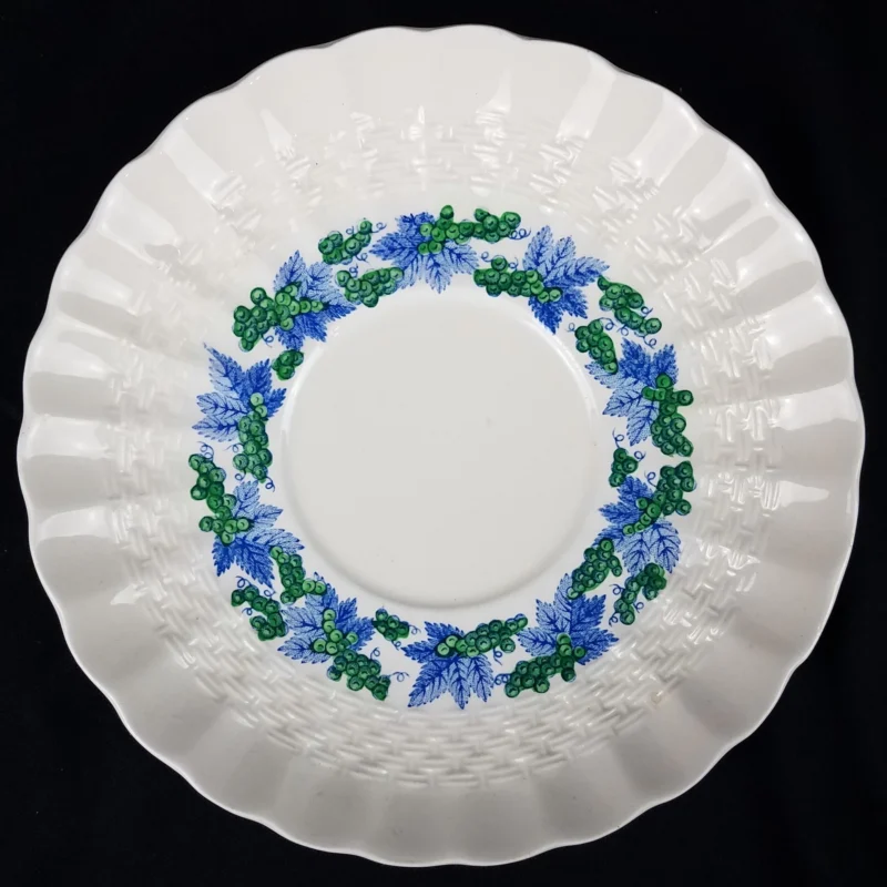 Spode (Copeland) Valencia (White Background) Saucer for Flat Cup