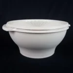 Tupperware 880 Large Salad Serving Bowl with Lid Almond