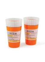 BigMouth The Prescription Pint Glass (Set of 2) NEW Outrageous Fun Joke