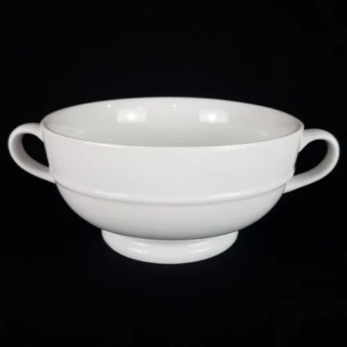 Home Trends CANAPY Footed Cream Soup Bowl