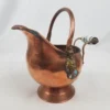 Copper Pitcher Pot Lion Head with Porcelain Delft Handle