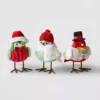 Target Wondershop 3pc Mini Fabric Winter Decorative Figurine Set