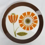 Mikasa Duplex Ben Seibel BRUNCH Dinner Plate Mid Century Japan