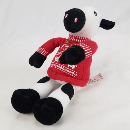 Chick-Fil-A 2018 Cow Plush Christmas Holiday Sweater