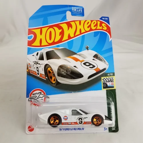 Hot Wheels '67 FORD GT40 MK.IV HCW67 Retro Racers 2022 Carded