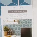 PEEL AND STICK WALL TILES Target Bullseye Playground 10 Sheets/Pk - #9648